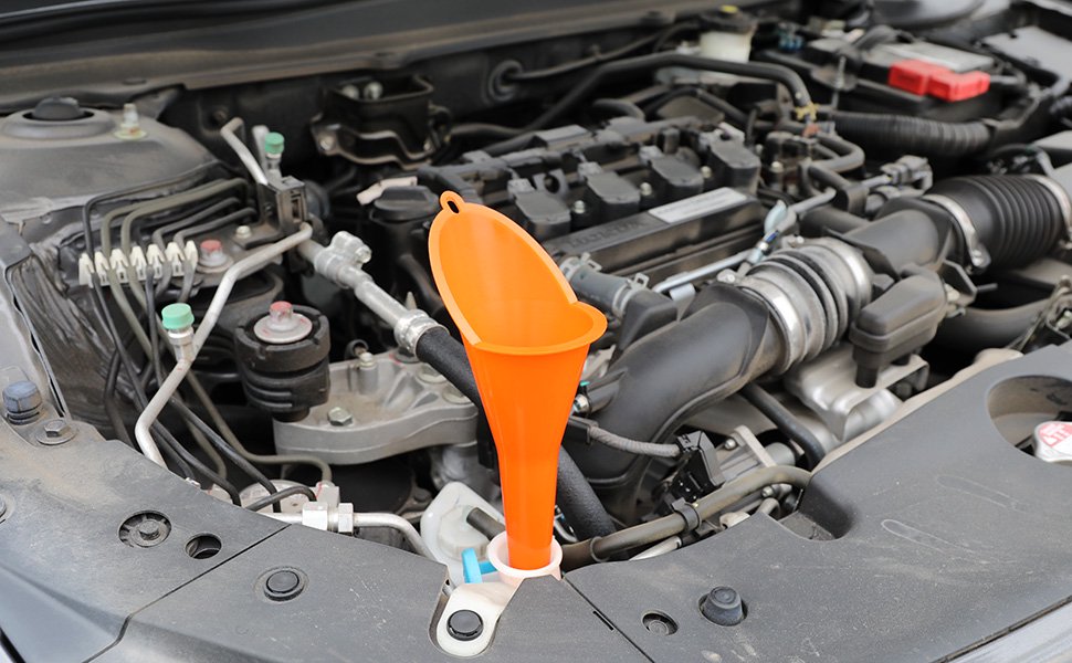 Long Neck Oil Funnel: Save Time and Mess on Family Oil Changes